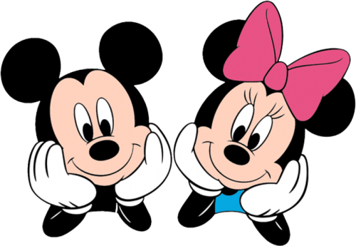 (351-D1-4A) Mickey & Minnie