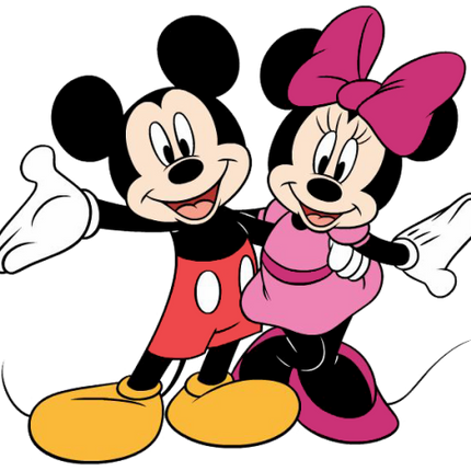 (351-D1-4C) Mickey & Minnie