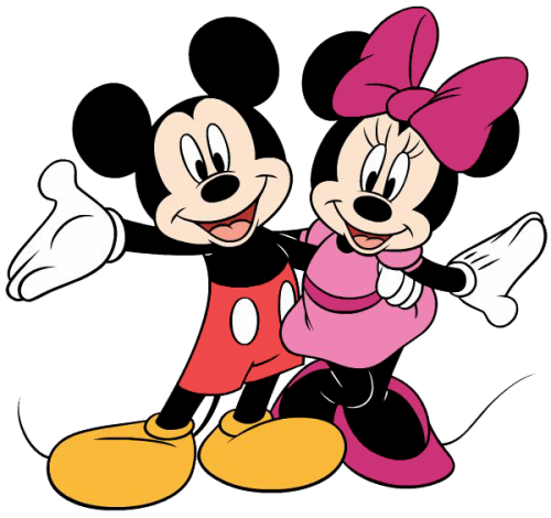 (351-D1-4C) Mickey & Minnie