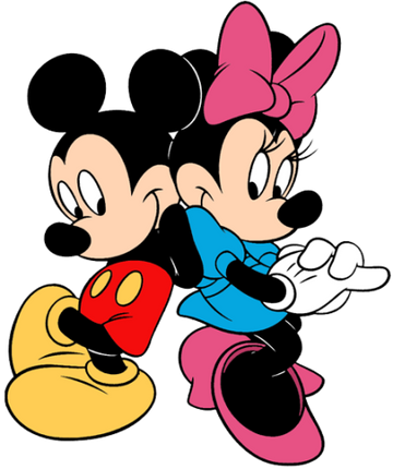 (351-D1-4K) Mickey & Minnie
