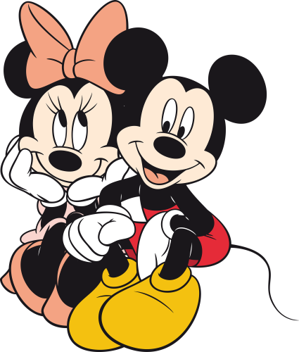 (351-D1-4L) Mickey & Minnie