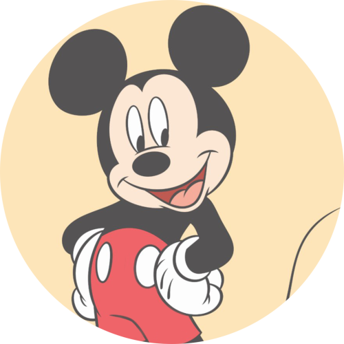 (351-D1-5L) Mickey