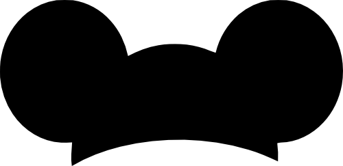 (351-D1-1M) Mickey Ear Hat