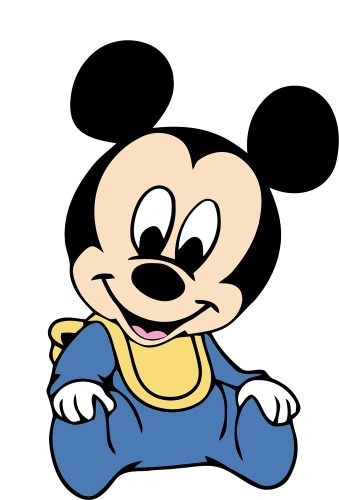 (351-D1-4N) Baby Mickey