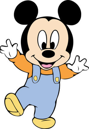 (351-D1-4O) Baby Mickey