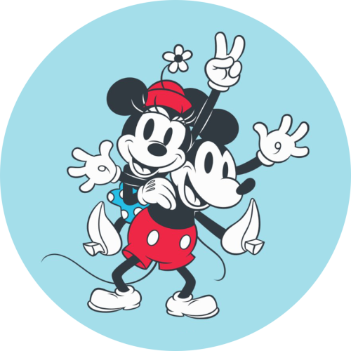 (351-D1-5U) Mickey & Minnie