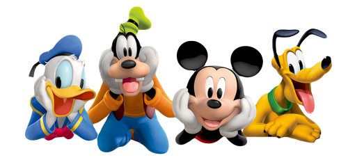 (351-D1-3Z) Donald, Goofy, Mickey, Pluto