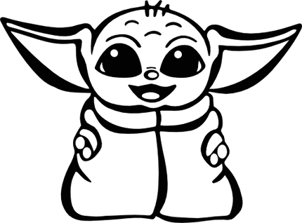 (351-2-Q) Baby Grogu