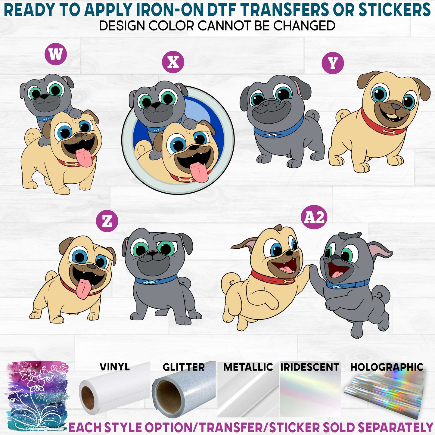 (s351-D2-08) Cartoon Printed Heat Transfer or Sticker