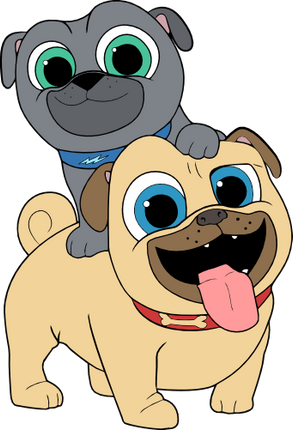 (351-D2-1W) Puppy Pals