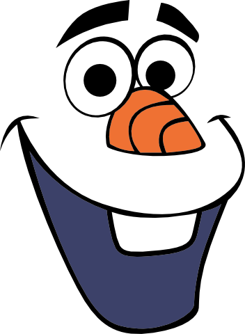 (351-D10-1V) Olaf Face