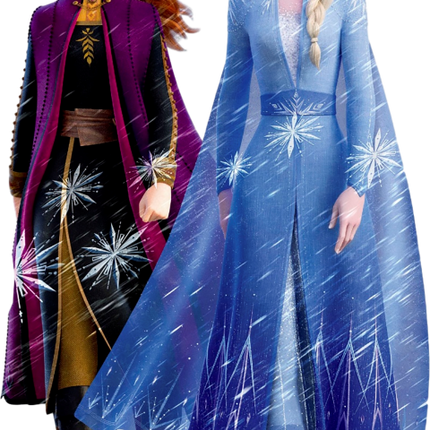 (351-D10-2U) Elsa & Anna