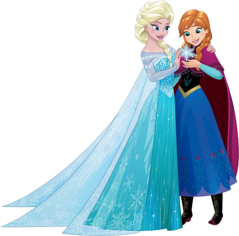 (351-D10-2X) Elsa & Anna