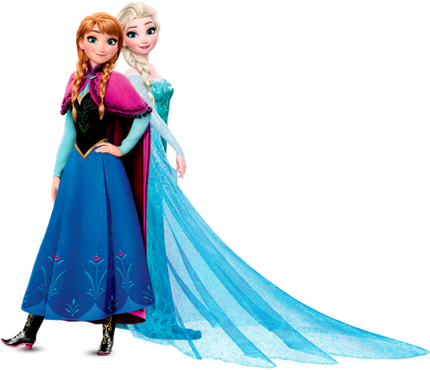 (351-D10-3B) Elsa & Anna