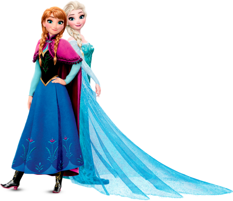 (351-D10-3B) Elsa & Anna