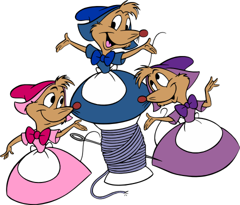 (351-D11-3C) Girl Mice