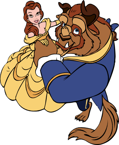 (351-D12-1R) Belle & Beast