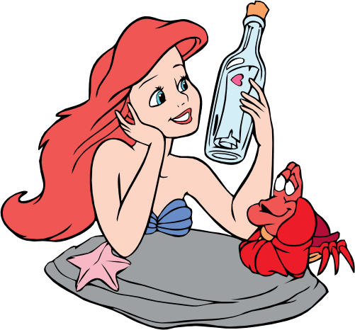 (351-D13-5W) Ariel & Sebastian