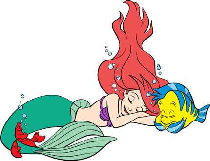 (351-D13-5Z) Ariel, Flounder & Sebastian
