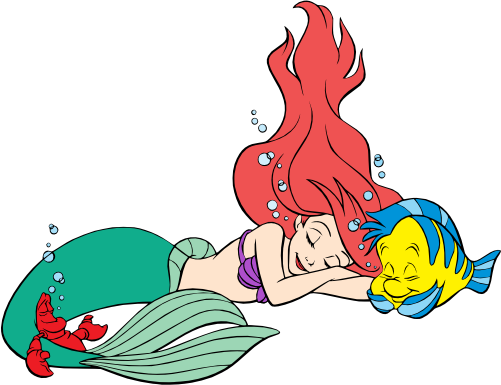 (351-D13-5Z) Ariel, Flounder & Sebastian