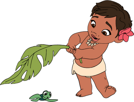 (351-D14-1J) Baby Moana