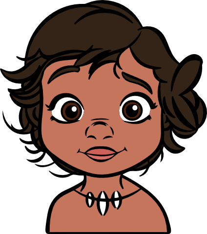 (351-D14-1K) Baby Moana