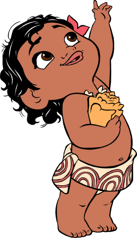 (351-D14-1M )Baby Moana