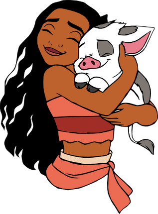 (351-D14-1O) Moana & Pua