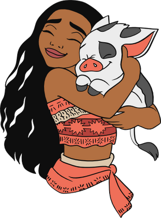 (351-D14-1P) Moana & Pua