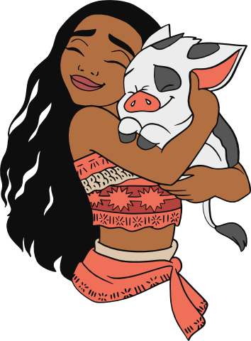 (351-D14-1P) Moana & Pua