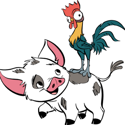 (351-D14-2E) Pua & Heihei