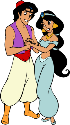 (351-D22-3Q) Jasmine & Aladdin