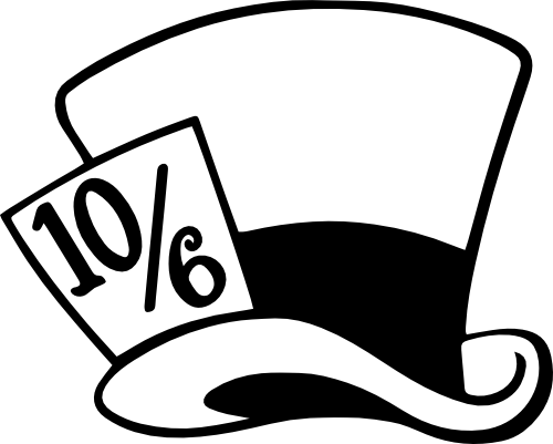 (351-D23-1U) Mad Hatter's Hat