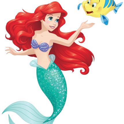 (351-D13-1R) Ariel & Flounder