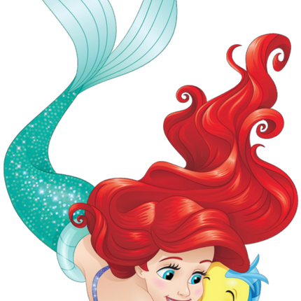 (351-D13-3T) Ariel & & Flounder