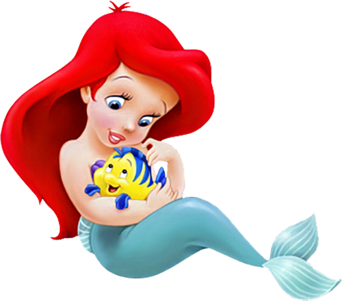 (351-D13-3Y) Ariel & Flounder