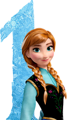 (351-D10-3Y) Anna Frozen Numbers