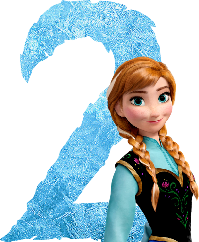 (351-D10-3Y) Anna Frozen Numbers