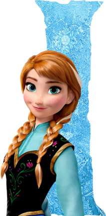 (351-D10-3Y) Anna Frozen Letters