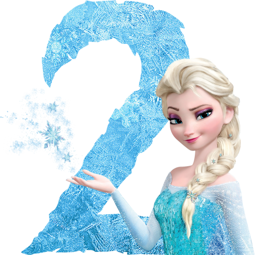 (351-D10-3Z) Elsa Frozen Numbers