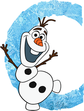 (351-D10-4A) Olaf Frozen Letters