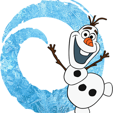 (351-D10-4A) Olaf Frozen Letters