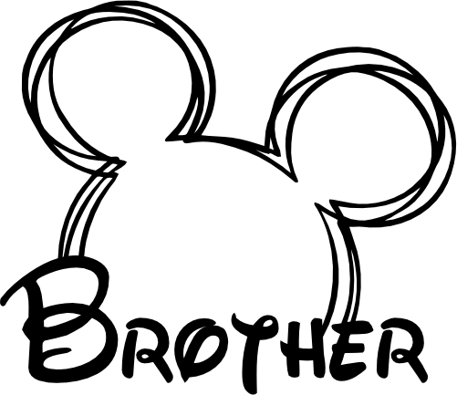 (351-D4-13) Mickey Ears Family Custom Text