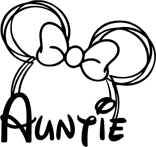 (351-D4-14) Minnie Ears Family Custom Text