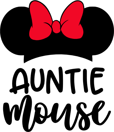 (351-D4-01) Minnie Mouse Ear Hat Family Custom Text