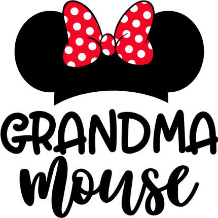 (351-D4-02) Minnie Mouse Polka Dot Ear Hat Family Custom Text