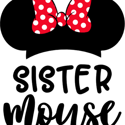 (351-D4-02) Minnie Mouse Polka Dot Ear Hat Family Custom Text