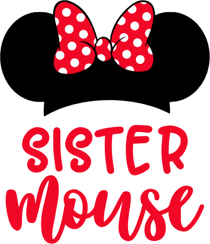 (s351-D4-02) Minnie Mouse Polka Dot Ear Hat Family Custom Text