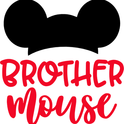 (351-D4-03) Mickey Mouse Family Custom Text