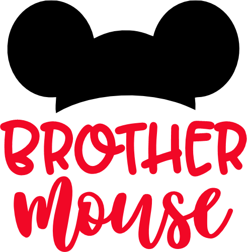 (s351-D4-03) Mickey Mouse Family Custom Text